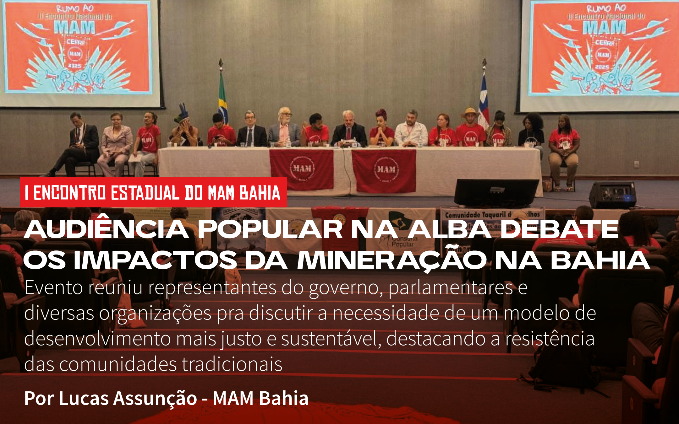 Audiência Popular na ALBA Debate os Impactos da Mineração na Bahia - Foto Mayra Souza